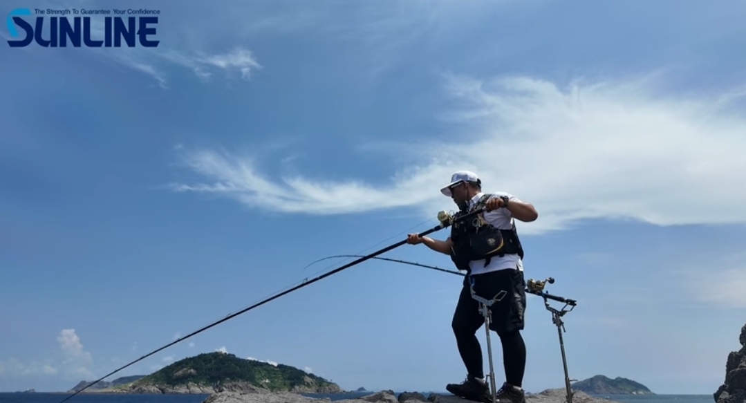 8월의 무더위속 돌돔원투낚시 